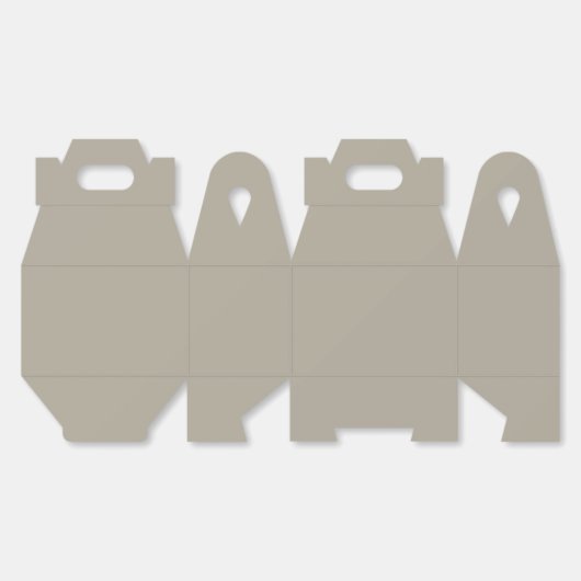 Greige Bedankdoosjes (Ongevouwen)