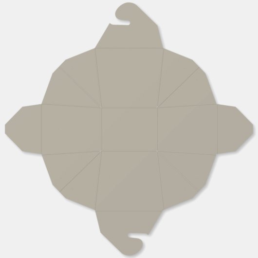 Greige Bedankdoosjes (Ongevouwen)