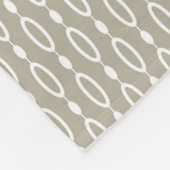 Greige - Grijs en Beige Decor Fleece Deken (Hoek)