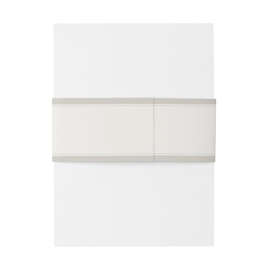 Greige Rose Wedding Invitation Uitnodigingen Wikkel (Achterkant Voorbeeld)