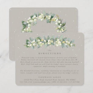 Greige Sneeuwbes+Eucalyptus Slag Directions Informatiekaartje