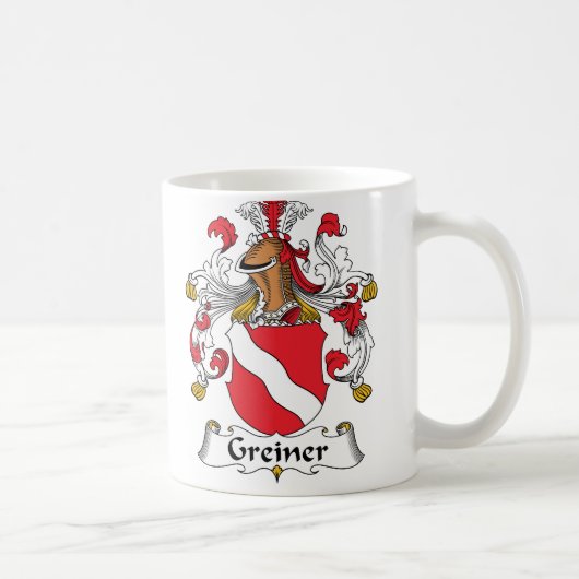 Greiner Family Crest Koffiemok (Rechts)