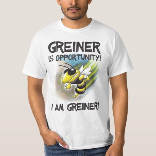 Greiner_is_opportuniteit_Cleaned_2 T-shirt (Voorkant)