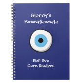Grek Evil Eye Notitieboek (Voorkant)