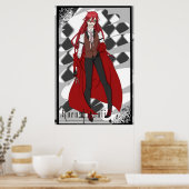 Grell Sutcliff from Kuroshitsuji  Black Butler Poster (Keuken)