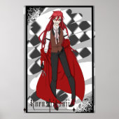 Grell Sutcliff from Kuroshitsuji  Black Butler Poster (Voorkant)