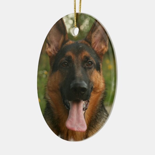 Greman Shepherd Ornament (Links)