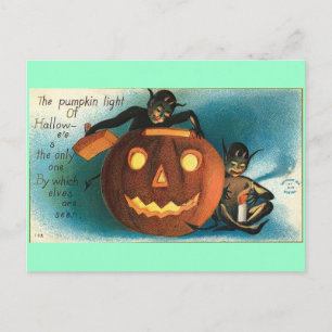 Gremlin Goblin  Pumpkin Briefkaart