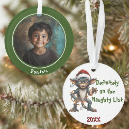 Gremlin Naughty List Ornament