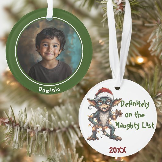 Gremlin Stoute Lijst Ornament