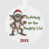 Gremlin Stoute Lijst Ornament (voorkant)