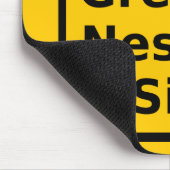 Gremlin Warning Mousepad Muismat (Hoek)