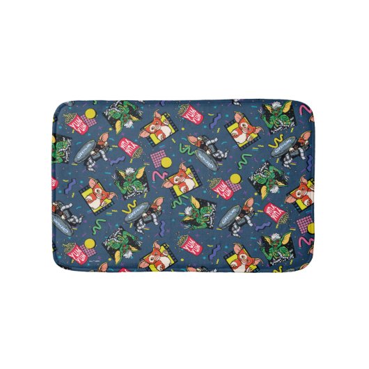 Gremlins™ 80's Retrowave Patroon Badmat (Voorkant)