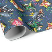 Gremlins™ 80's Retrowave Patroon Cadeaupapier (Rol Hoek)