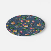 Gremlins™ 80's Retrowave Patroon Papieren Bordje (Gekanteld)