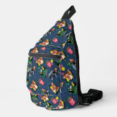 Gremlins™ 80's Retrowave Patroon Sling Bag (Rechterhoek)