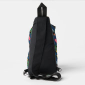 Gremlins™ 80's Retrowave Patroon Sling Bag (Achterkant)