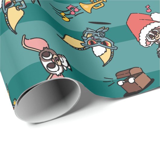 Gremlins | Cute Comic-kerstpatroon Cadeaupapier (Rol Hoek)