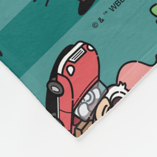 Gremlins | Cute Comic-kerstpatroon Fleece Deken (Hoek)