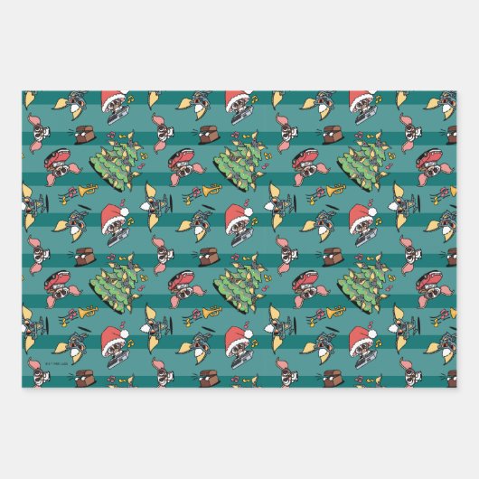 Gremlins | Cute Comic-kerstpatroon Inpakpapier Vel (Voorkant 2)