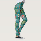 Gremlins | Cute Comic-kerstpatroon Leggings (Rechts)