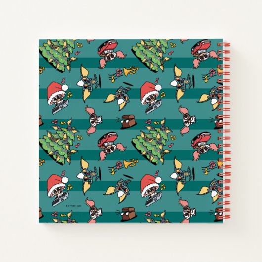 Gremlins | Cute Comic-kerstpatroon Notitieboek (Achterkant)