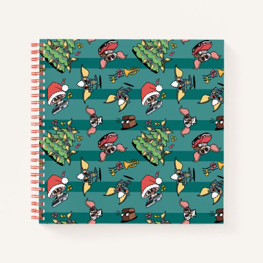 Gremlins | Cute Comic-kerstpatroon Notitieboek (Voorkant)