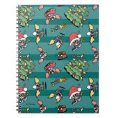 Gremlins | Cute Comic-kerstpatroon Notitieboek (Voorkant)