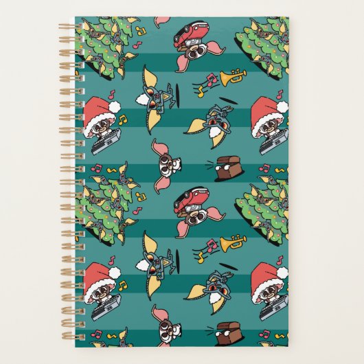 Gremlins | Cute Comic-kerstpatroon Planner (Voorkant)