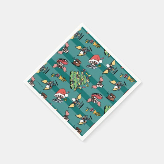 Gremlins | Cute Comic-kerstpatroon Servet (Hoek)