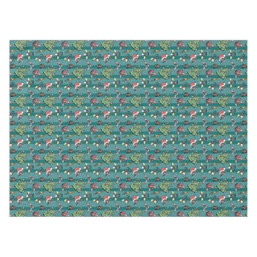 Gremlins | Cute Comic-kerstpatroon Tafelkleed (Voorkant (Horizontaal))