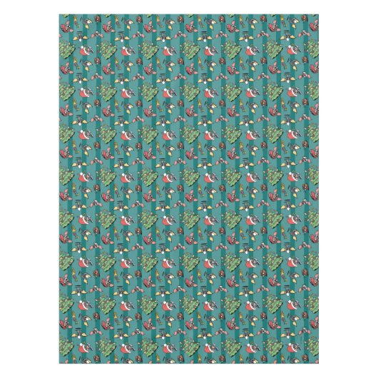 Gremlins | Cute Comic-kerstpatroon Tafelkleed (Voorkant)