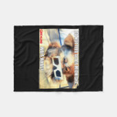 Gremlins Do Not Feed After Midnight Wait What Meme Fleece Deken (Voorkant (Horizontaal))