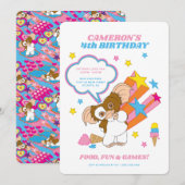 Gremlins | Gizmo Birthday Kaart (Voorkant / Achterkant)