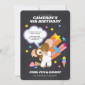 Gremlins | Gizmo Chalkboard Birthday Kaart (Voorkant)