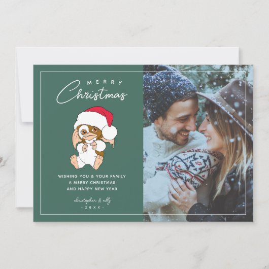 Gremlins | kerstfeestfoto van Gizmo Kaart (Voorkant)