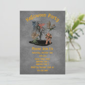 Gremlins Ogre Creatures Halloween Kaart (Staand voorkant)