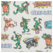 Gremlins™ Sticker Fun Pattern Stof (Swatch)