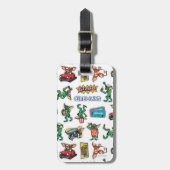 Gremlins™ Sticker Plezier Patroon Bagagelabel (Voorkant verticaal)
