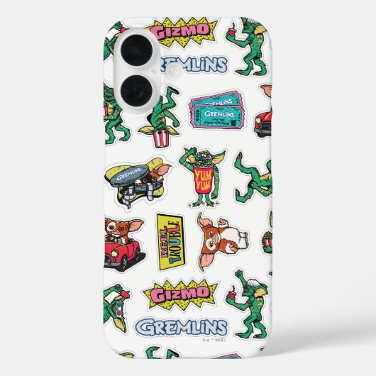 Gremlins™ Sticker Plezier Patroon Case-Mate iPhone Case (Achterkant)