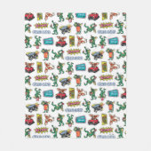 Gremlins™ Sticker Plezier Patroon Fleece Deken (Voorkant)