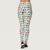 Gremlins™ Sticker Plezier Patroon Leggings (Achterkant)