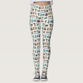 Gremlins™ Sticker Plezier Patroon Leggings (Voorkant)