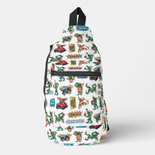 Gremlins™ Sticker Plezier Patroon Sling Bag