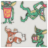 Gremlins™ Sticker Plezier Patroon Stof (Close Up)