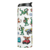 Gremlins™ Sticker Plezier Patroon Thermosbeker (Gedraaid links)