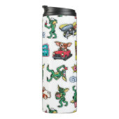 Gremlins™ Sticker Plezier Patroon Thermosbeker (Geroteerd rechts)