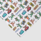 Gremlins™ Sticker Plezier Patroon Tissuepapier (Detail)