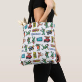 Gremlins™ Sticker Plezier Patroon Tote Bag (Dichtbij)