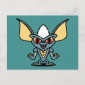 Gremlins | Stripe Cute Comic Character Briefkaart (Voorkant)